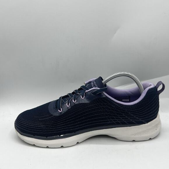 Skechers Go Walk 6 Womens Size 10 Purple/Black Athletic Shoes Sneakers 124554 - Picture 5 of 13
